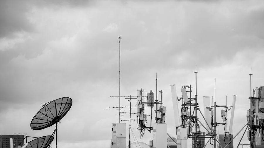 Radio antennas and satellite dishes